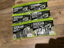 (6) Packs Googan Squad 3.5” Rattlin Chunks Green Pumpk Bundle Brand New In Pack