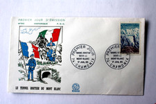 tunnel sous le mont blanc, 1965, N° 1454, FDC