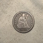 1873 Seated Liberty Quarter 25c Better Grade QA