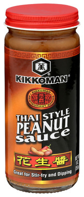 KIKKOMAN SAUCE PEANUT THAI STYLE 9 OZ