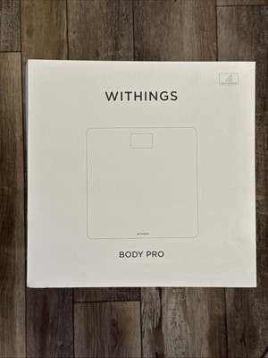 Withings Body Pro Smart Wi-Fi Scale White WBS09  *Brand New in Box*