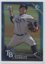 2016 Bowman Chrome Prospects Blue Refractor 19/150 Jaime Schultz #BCP193 3c7