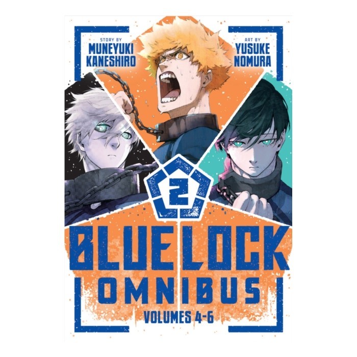 Blue Lock Omnibus Volume 2 Manga New! (Vols 4, 5 & 6) English New! | Giftdude UK