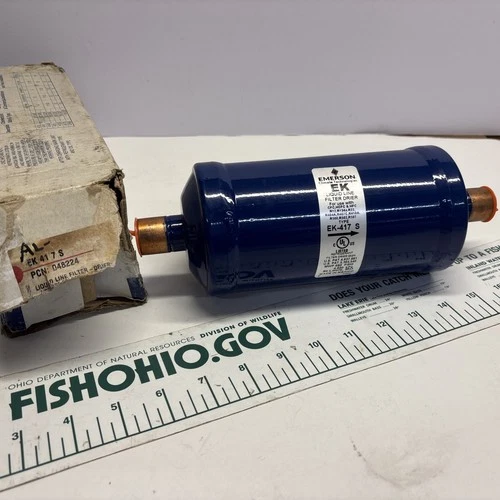 EMERSON EK 41 7 S LIQUID LINE FILTER DRIER 7/8" ODF SOLDER 048224