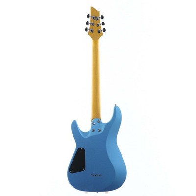 Schecter C-6 Deluxe Satin Aqua 6-saitige E-Gitarre gebraucht