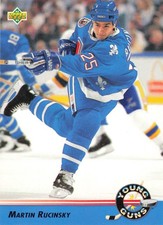 Martin Rucinsky 1992-93 Upper Deck #556 Quebec Nordiques Hockey