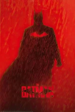 The Batman - Movie Poster (Walking In Red Rain) (Size: 24" x 36")