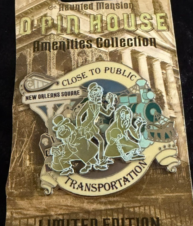 Disney Pin LE 750 Haunted Mansion Hitchhiking Ghosts 2009