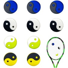 Vibrationsdämpfer aus Silikon - 4 Stück für Tennis und Badminton, sportlich cool