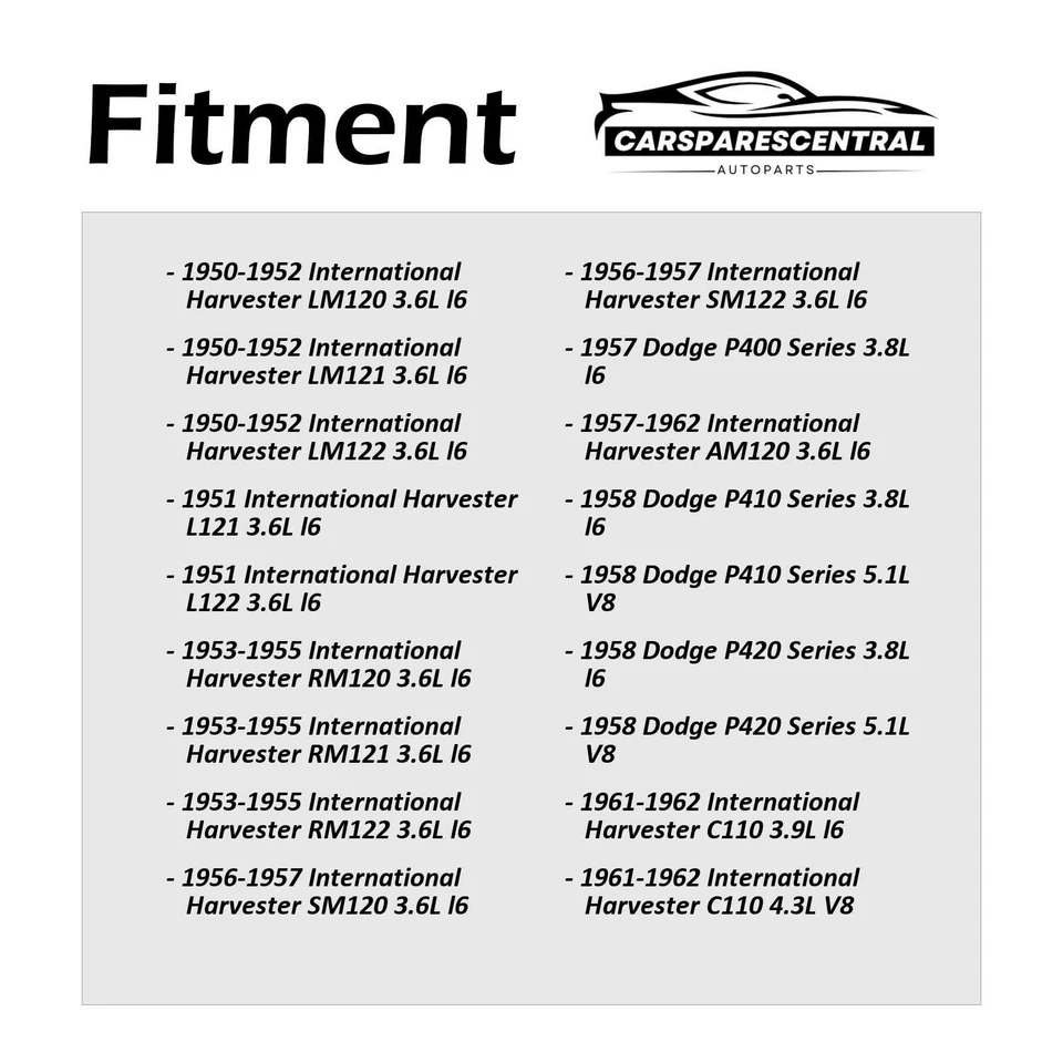 Juego de mangueras de freno traseras 2x para International Harvester C120 5,0 L 1961-1962 Foto 2 de 4