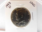 1993 D Uncirculated Kennedy Half Dollar From U.S. Mint Set