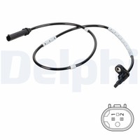 Delphi SS20784 ABS Sensor FüR BMW 1 F20 F21 2 F22 F87 F23 3 F30 F80 F31 Gran