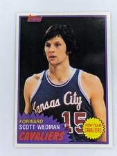 1981-82 Topps #19 Scott Wedman Cleveland Cavaliers Card