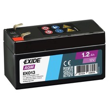 Batteria AGM Exide Ek013 12V 1.2ah Land Rover Mercedes Benz N000000004039 - Miniatura 1