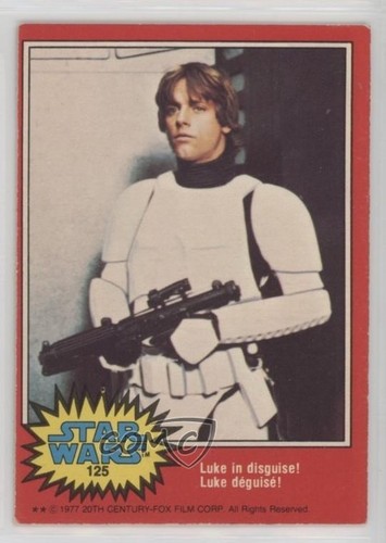 1977 OPC Star Wars #125 Luke in disguise! — Raw