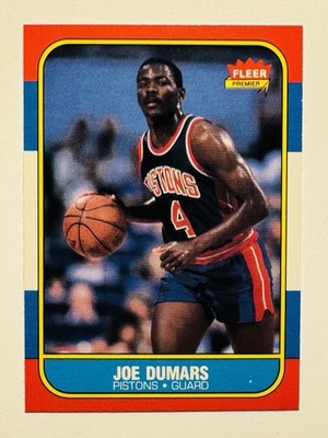 1986-87 Fleer - Joe Dumars #27 (RC)