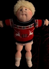 Xavier Roberts Soft Sculpture CPK 25” Freckles Red Curls PMK 2012 Violet Eyes