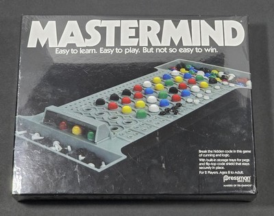 Mastermind Game Challenging Hidden Codes Battle by Pressman New Skill