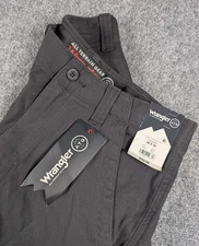 Wrangler ATG Utility Cargo Pant Mens 30/32 Black Stretch Work Outdoor NWT