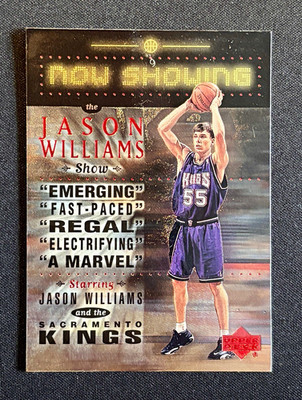 Jason Williams 1999-00 Upper Deck Now Showing #NS23 Sacramento Kings Insert