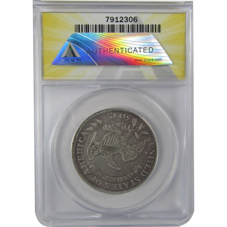 1810 Capped Bust Half Dollar VG 10 ANACS Silver 50c Coin SKU:CPC1155 - Image 2 of 4