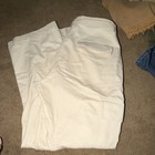 Cotton On Women’s White Cargo Pants Cotton Canvas Straight Leg Pockets Button — photo 1