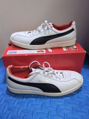 ULTRA RARE PUMA PELE BRASIL Archive Leather Soccer Sneakers Sz 9, 2005! 
