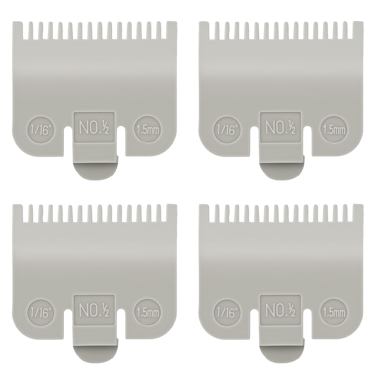 4 PCS Clipper Guards Set for Wahl, 1/2 Guard #3137-101, Premium...
