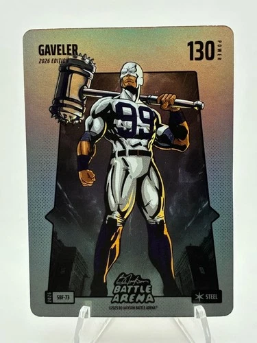 2026 Bo Jackson Battle Arena Gaveler Steel Silver Battlefoil #SBF-73
