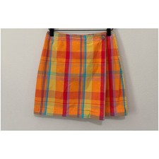2000s Gap Plaid Cotton Mini Skirt Playground Prep Ditsy Y2K 90s Kidcore Retro