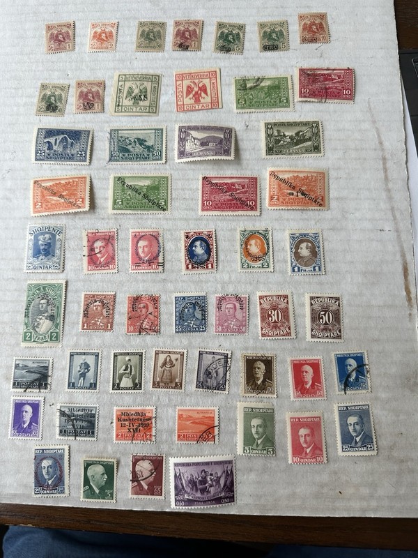 Albania Stamps 55 Used and Mint From Collection , Unchecked 1921-1950 Mix