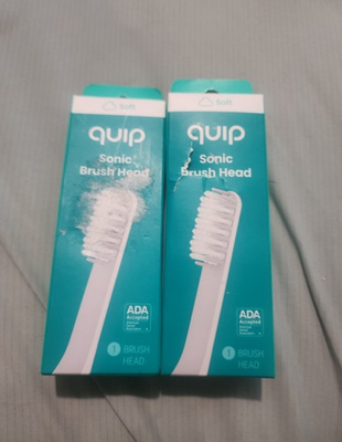 #ad Quip Adult Electric Toothbrush Replacement Soft Gum Care 2 Pack Lot Of 2 $6.24