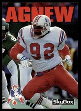 1992 SkyBox Impact Ray Agnew New England Patriots #107