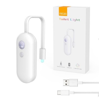 Intelligent Automatic Toilet Light USB Charging Toilet Bowl Light for Bathroom