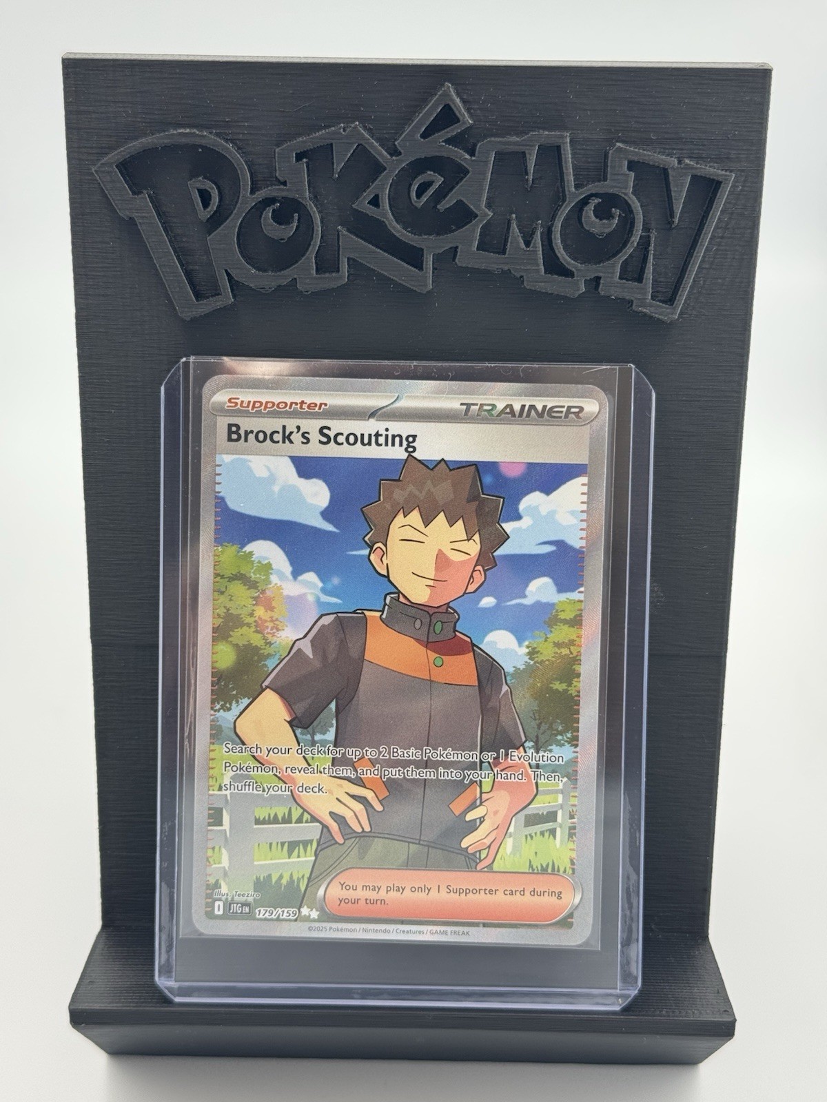 Brock's Scouting Holo Ultra Rare SV09: Journey Together 179/159 NM