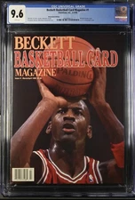 Beckett Basketball Magazine #1 MICHAEL JORDAN CGC 9.6 Rare Newsstand Ed. 1990