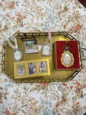 Lot Of 5 Mini Photo Frames Miniature Picture Assortment