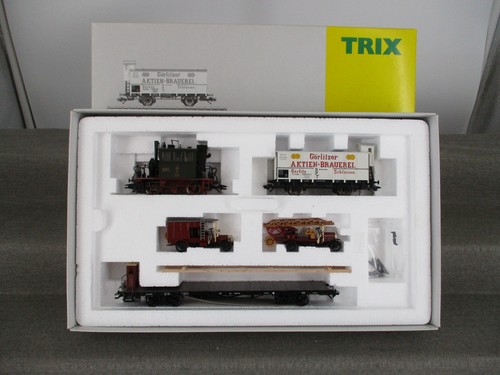 Trix Spur H0 21249 Güterzugset "Löschzug" Digital DCC der K.P.E.V. in OVP | Condition: Gebraucht