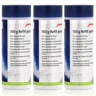 Jura 24212 Milchsystemreiniger 180g Nachfüller - Mini-Tabs (3er Pack)