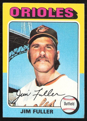 #ad 1975 Topps Jim Fuller Baltimore Orioles #594 $1.49