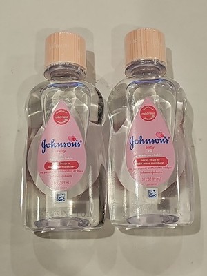 2 JOHNSON'S Baby Oil 3 fl oz