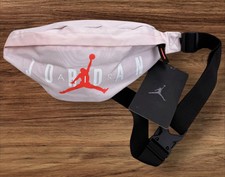 Nike Jordan Jumpman Crossbody Bag Hip Fanny Pack Atmosphere Pink Sz L 9B0533