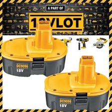 2 PACK 18V Battery For Dewalt 18 VOLT XRP DC9096 DC9098 Ni-MH DC9099 NEW