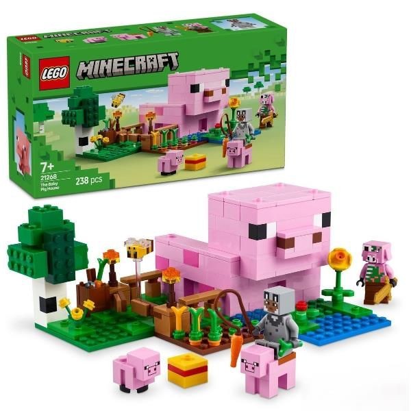 21268 LEGO Minecraft La casa del maialino, Giochi di costruzione - Immagine 7