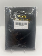 4" x 6" World Coin Stock Album - 1 x 1 Slot 6 Coins Per Page 10 Total Pages
