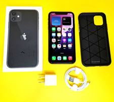 APPLE IPHONE 11 64GB 4G LTE BLACK UNLOCKED CELL PHONE ROGER CHATR FIDO VIDEOTRON