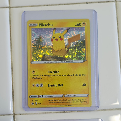 Pokémon TCG Pikachu Holo 7/15 McDonald's Collection 2022 English Lot of 5
