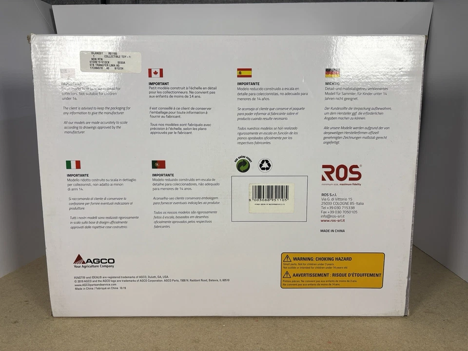 AGCO Fendt Ideal 9T With Dangles Grain Header 1/32 Scale -R51105 - Image 4 of 4