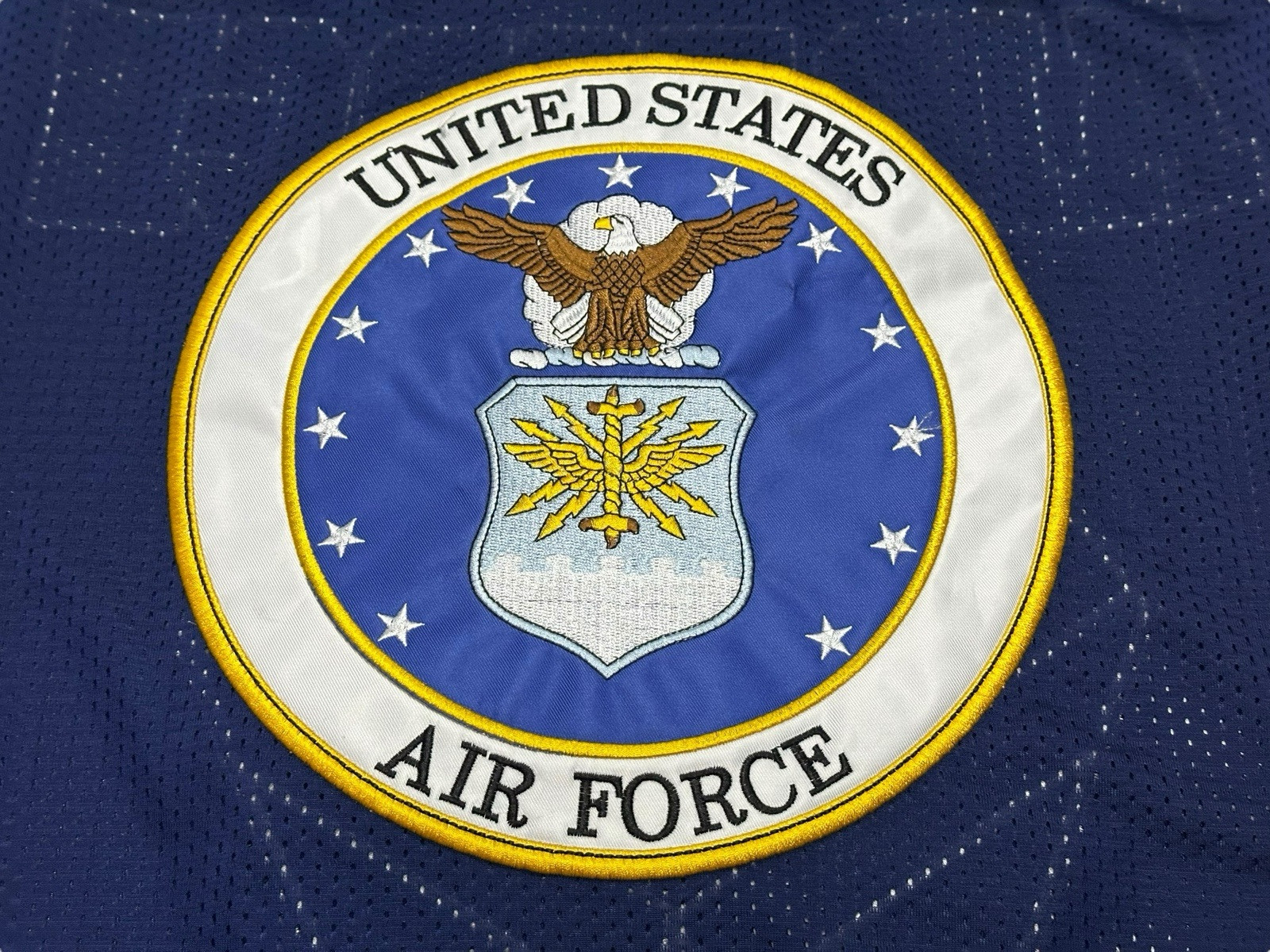 Men's JWM Wholesale United States Air Force USAF Football Style Jersey Size XL