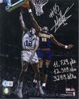 Dikembe Mutombo Signed AUTO Photo with Special Inscriptions BECKETT WITNESSED